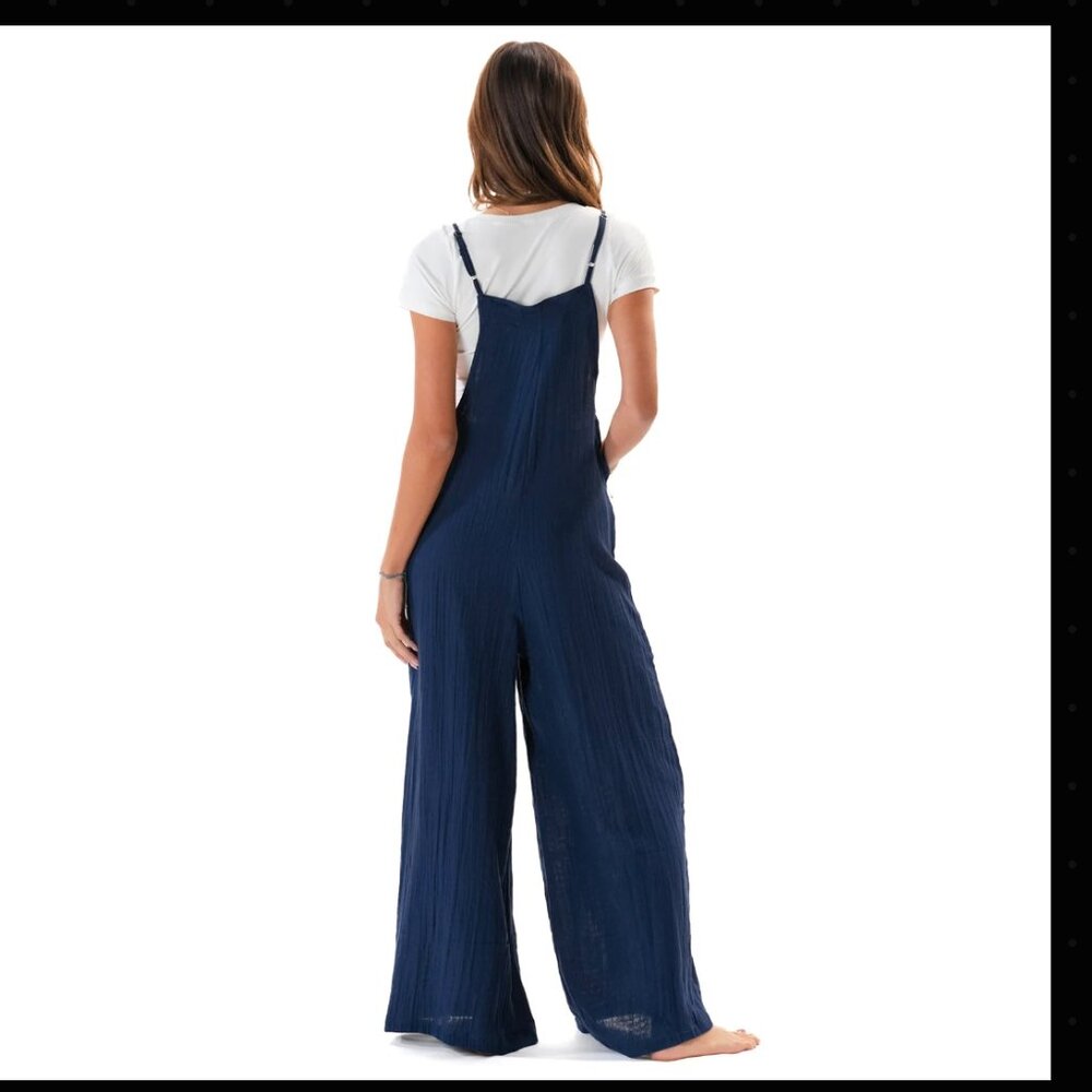 Lotus & Luna - Oxford Nomad Jumpsuit - Picture 3 of 5